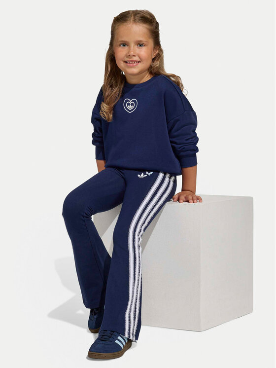 adidas adidas Set Sweatshirt und Leggings Disney KE0484 Dunkelblau Slim Fit