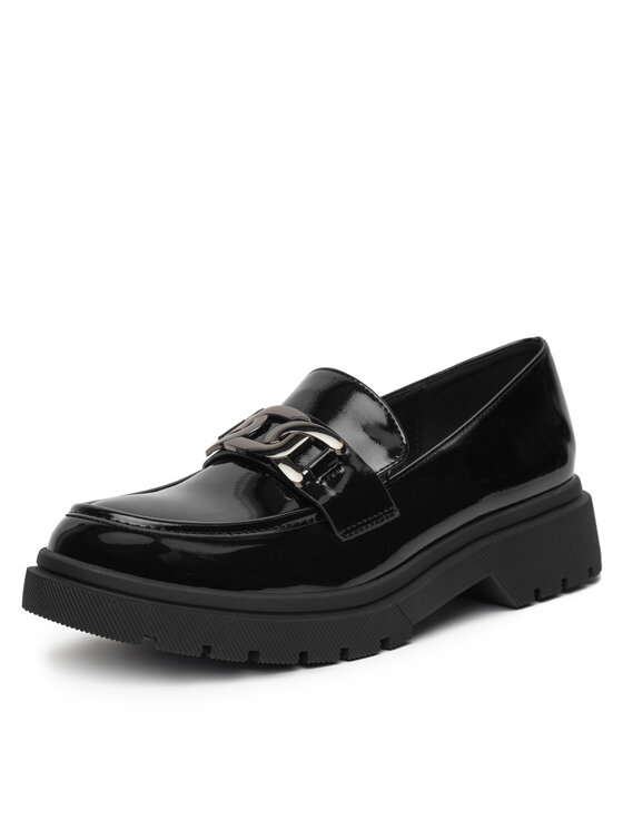 DeeZee DeeZee Loafersy LZ24-01 Czarny