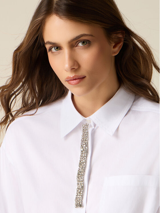 Oltre Oltre Camicia 5032J000813N011 Bianco Regular Fit