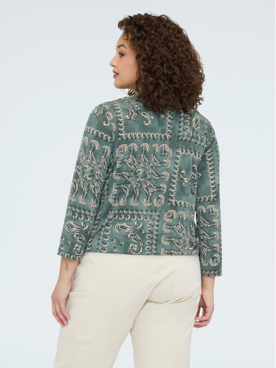 Fiorella Rubino Fiorella Rubino T-shirt G0APL009172N0V5 Verde A-Line Fit