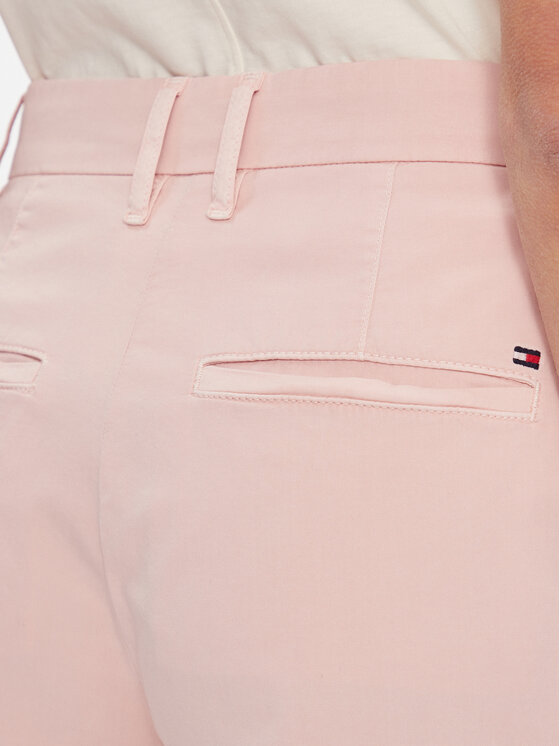 Tommy Hilfiger Tommy Hilfiger Szorty materiałowe WW0WW42457 Różowy Regular Fit
