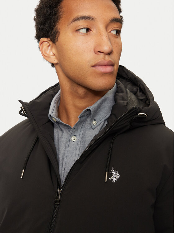 U.S. Polo Assn. U.S. Polo Assn. Μπουφάν χειμωνιάτικο MUP3772 Μαύρο Regular Fit