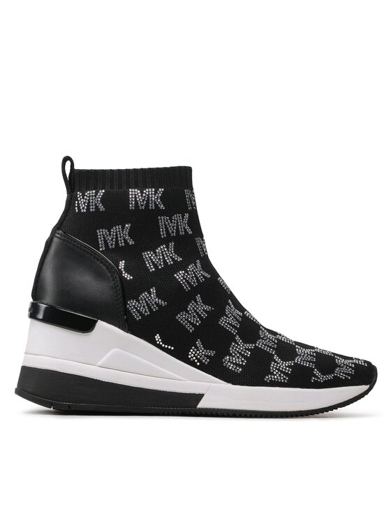 Sneakers MICHAEL Michael Kors Skyler 43F2SKFE6D Negru