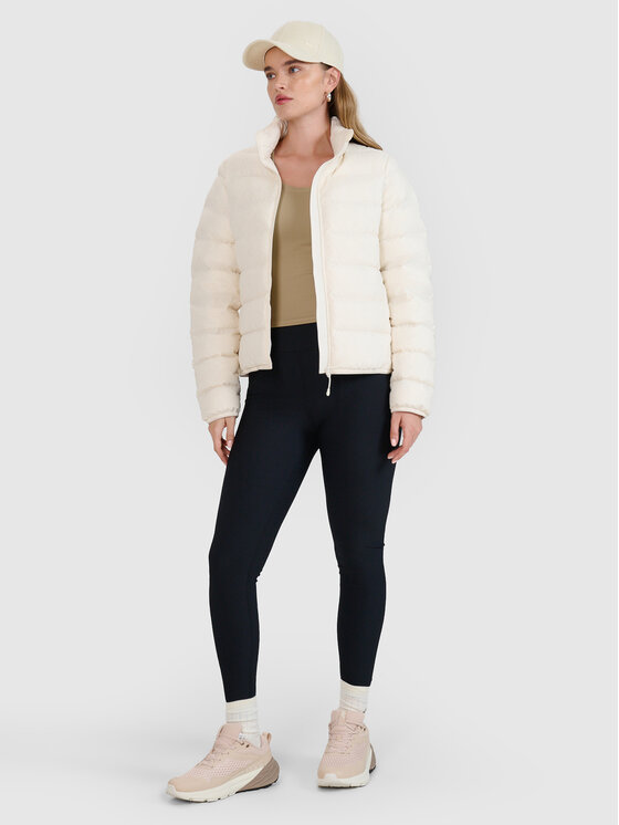 4F 4F Kurtka puchowa MIDSHOP TEXTILE Biały Regular Fit