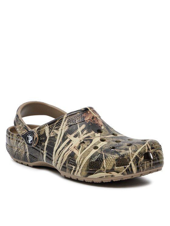 Crocs Crocs Pantoletten Classic Realtree 12132 Grün