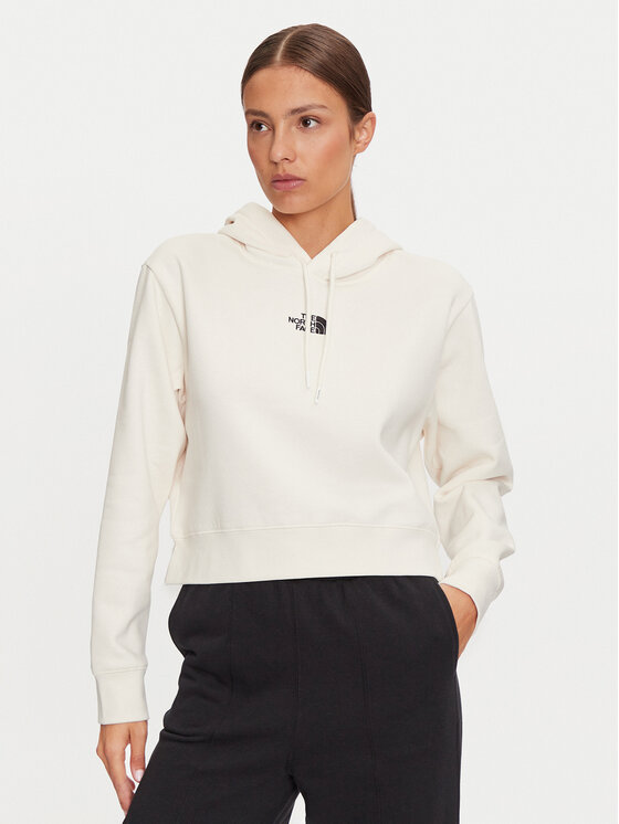 The North Face The North Face Pulóver Essential NF0A89EX Ekru Regular Fit