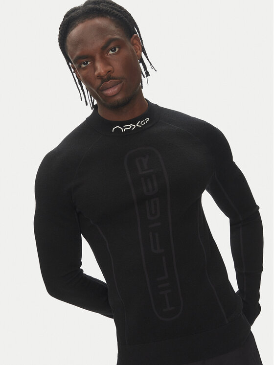Tommy Hilfiger Tommy Hilfiger Longsleeve F1 Movie MW0MW41383 Nero Slim Fit