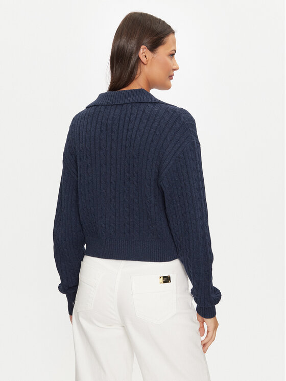 Tommy Jeans Tommy Jeans Sweater Rugby DW0DW18680 Sötétkék Regular Fit