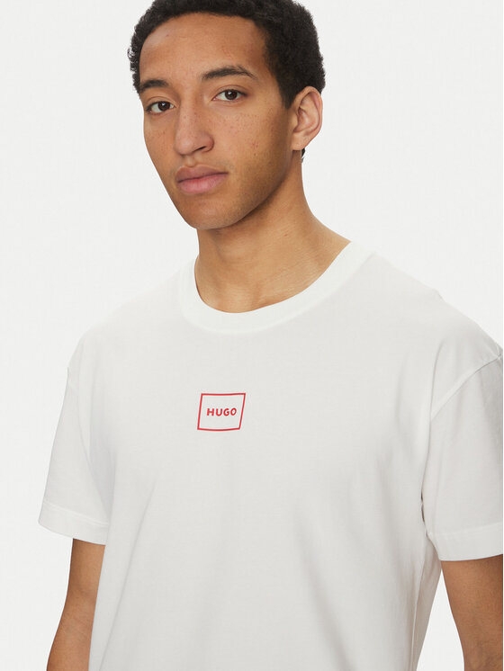 HUGO HUGO T-särk Laze 50525236 Beež Relaxed Fit