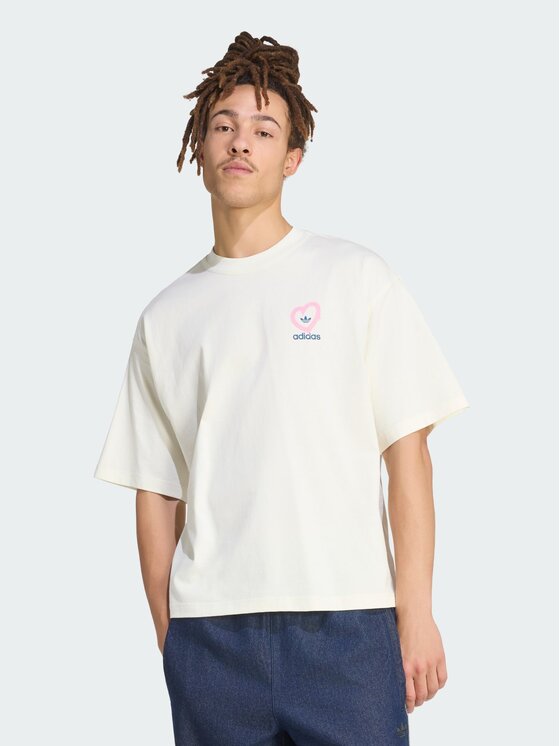 adidas adidas T-Shirt 164256 Biały Oversize