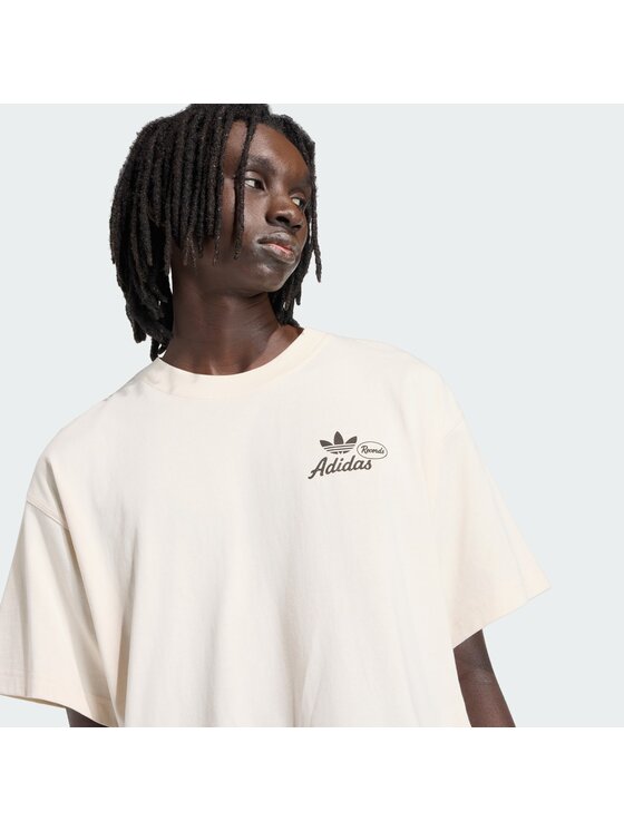 adidas adidas T-Shirt 163030 Biały Oversize