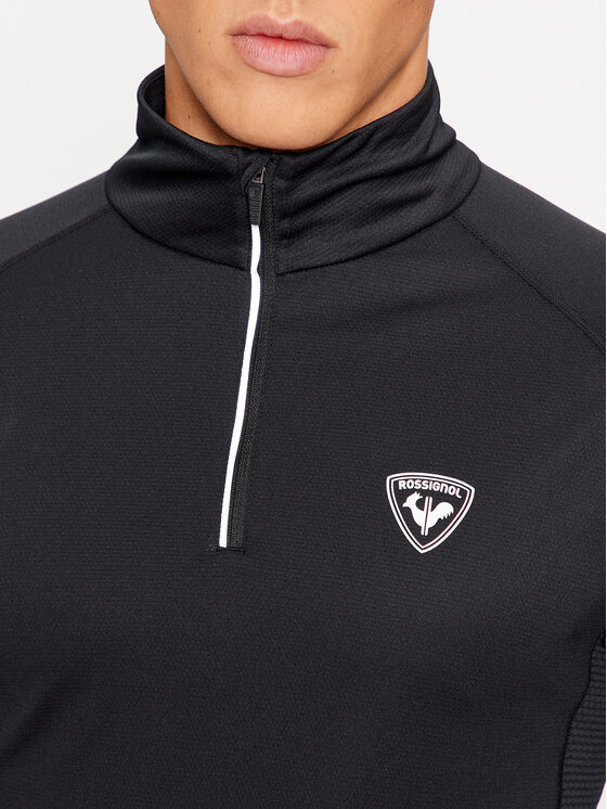 Rossignol Rossignol Тениска от техническо трико Poursuite RLMML01 Черен Regular Fit