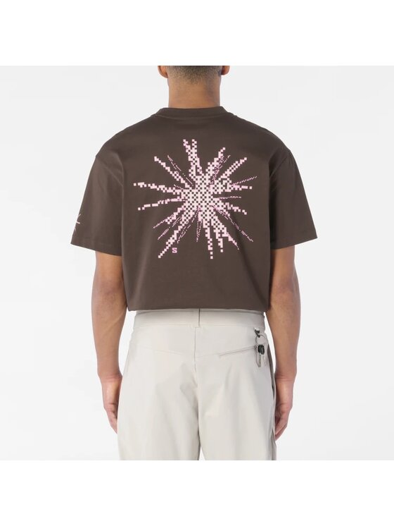 Salomon Salomon T-Shirt GRVL Relaxed SS TEE Brązowy Regular Fit