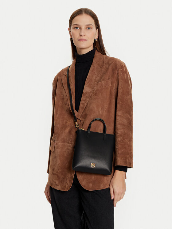 PINKO Pinko Táska Mini Shopper AI 24-25 PCPL 102746 A0F1 Fekete