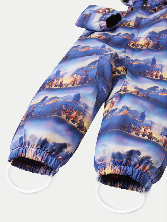 Reima Reima Ziemas kombinezons Moomin Lyster 5100011D Zils Regular Fit