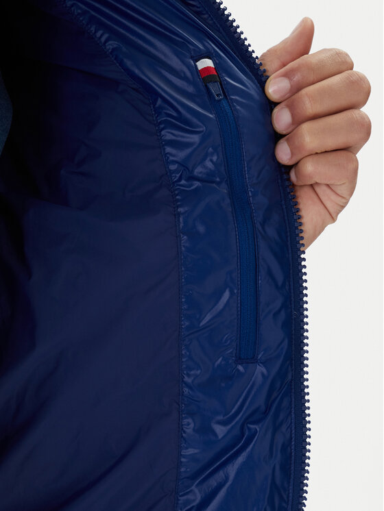 Tommy Hilfiger Tommy Hilfiger Geacă din puf MW0MW40617 Albastru Regular Fit