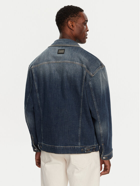 Dolce&Gabbana Dolce&Gabbana Kurtka jeansowa G9NL5D G8GW9 Niebieski Regular Fit