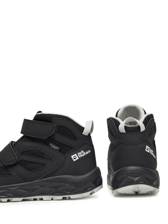 Jack Wolfskin Jack Wolfskin Sneakersy Woodland 2 Texapore Mid Vc A64865 Čierna