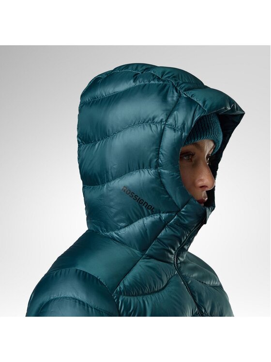 Rossignol Rossignol Kurtka outdoor W Verok Down Hoodie Jacket Zielony Regular Fit