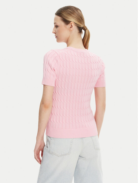 Tommy Hilfiger Tommy Hilfiger Sweater WW0WW38744 Rózsaszín Regular Fit