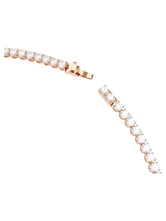 Swarovski Swarovski Naszyjnik Matrix Tennis 5764194 Różowe złoto