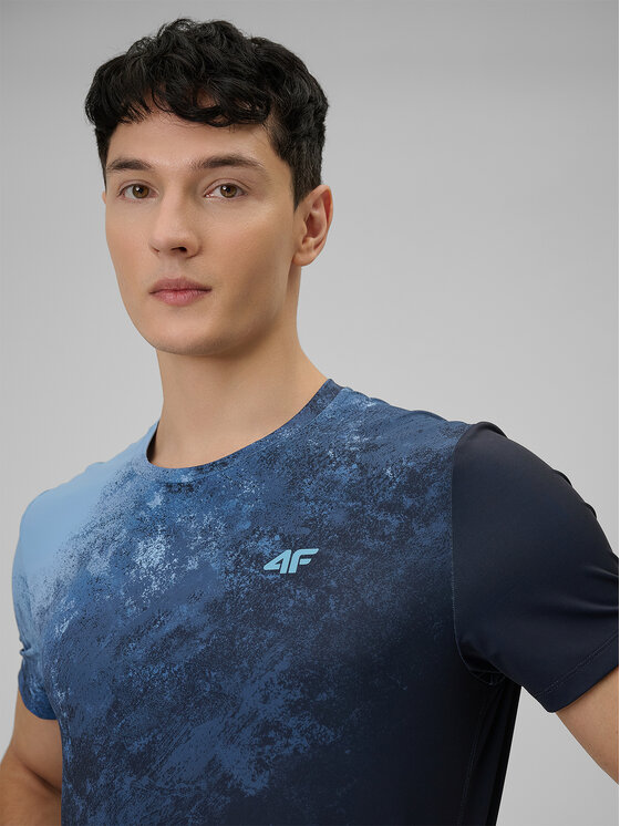 4F 4F Koszulka techniczna VICTORY PACK Granatowy Regular Fit