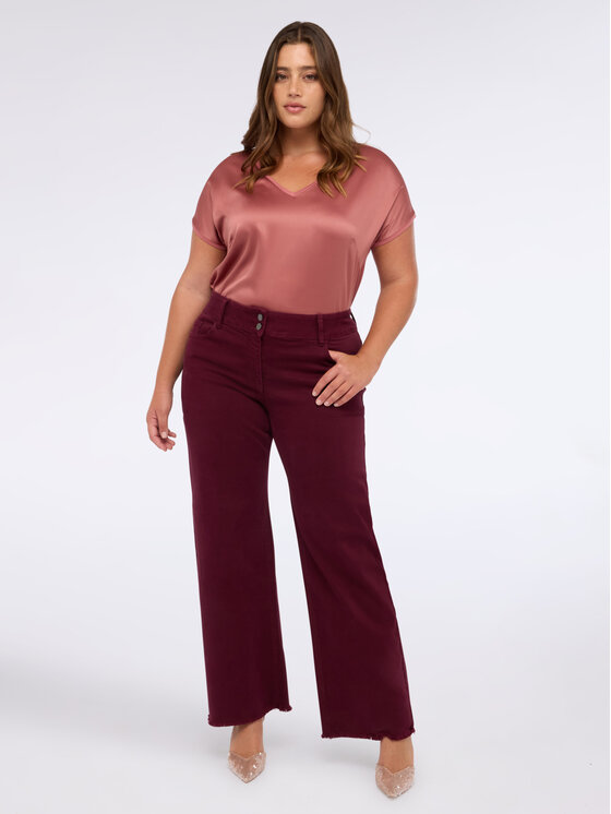 Fiorella Rubino Fiorella Rubino T-shirt G063L508553N0A6 Arancione Regular Fit