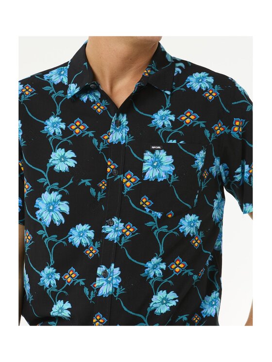 Rip Curl Rip Curl Koszula Surf Revival S/S Shirt Czarny Standard Fit