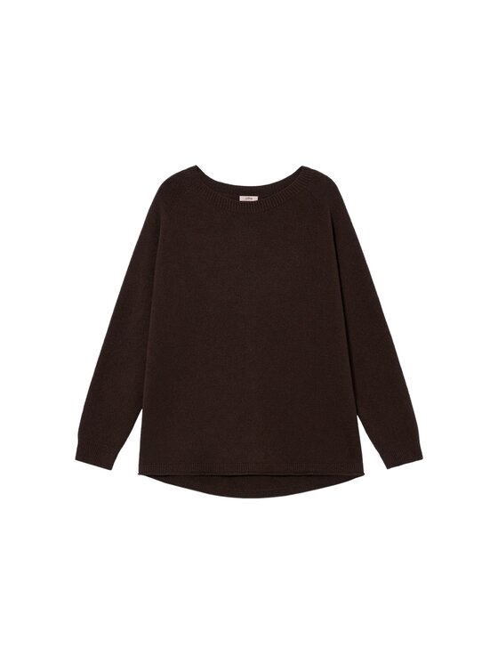 Oltre Oltre Cardigan M175E002189N032 Marrone Over Fit