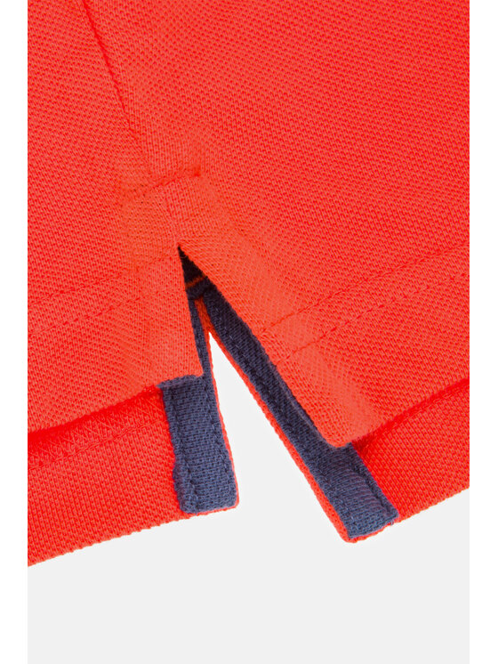 Lancerto Lancerto Polo Dominic PO124121000025 Pomarańczowy Regular Fit
