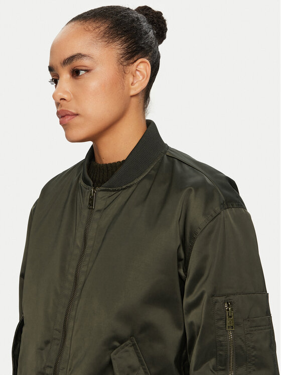 Champion Champion Μπόμπερ μπουφάν 117578 Πράσινο Custom Fit