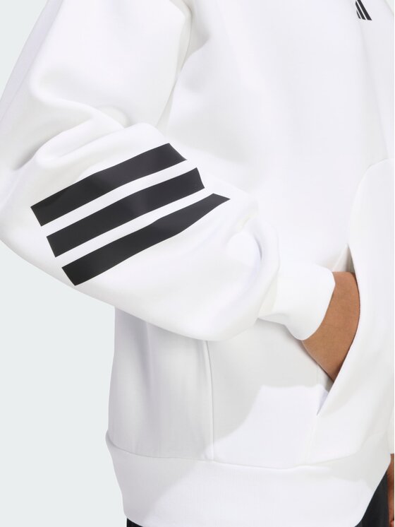 adidas adidas Bluza Future Icons Biały Loose Fit