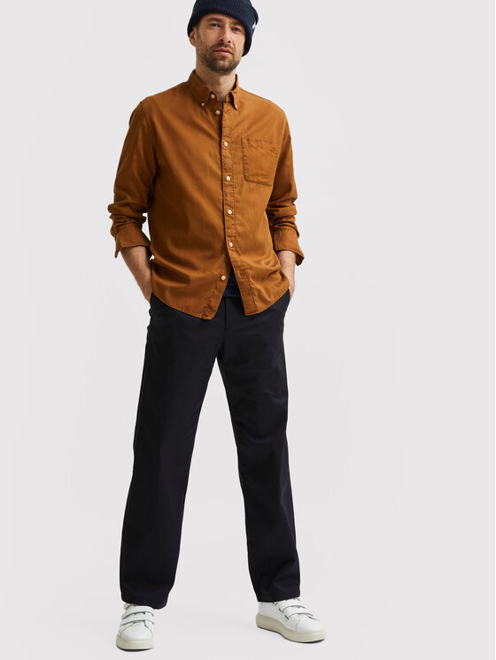 Selected Homme Selected Homme Chinos kelnes Salford 16080159 Juoda Loose Fit