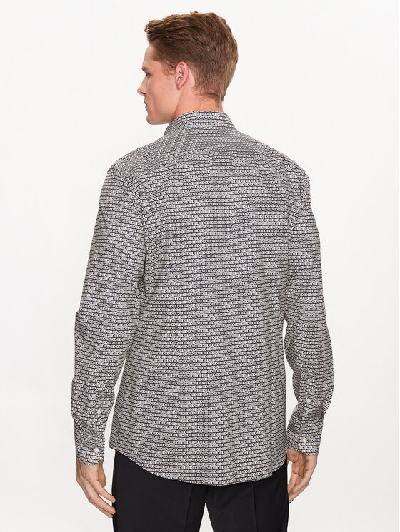 Camicia 50490197 Bianco Slim Fit