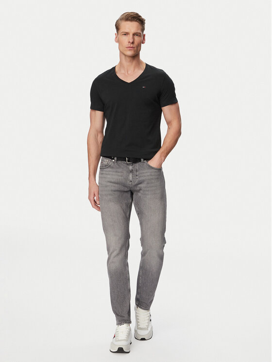 Tommy Jeans Tommy Jeans T-Shirt DM0DM04410 Schwarz Regular Fit