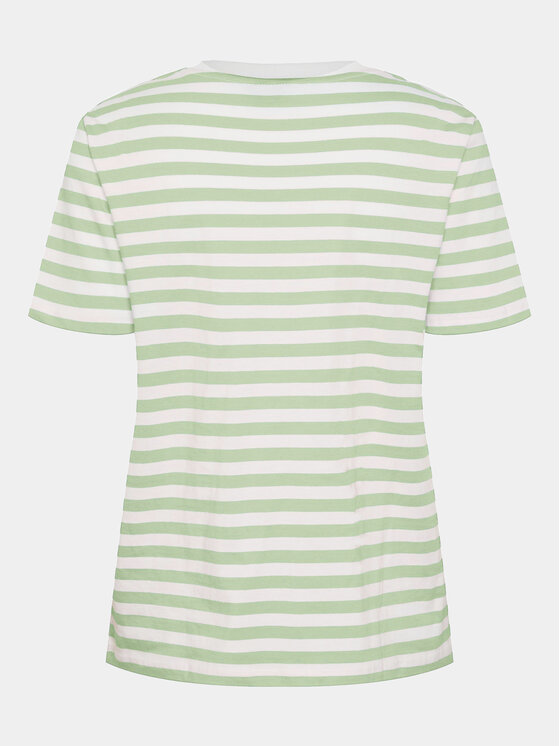 Pieces Pieces T-shirt Ria 17146339 Zelena Regular Fit