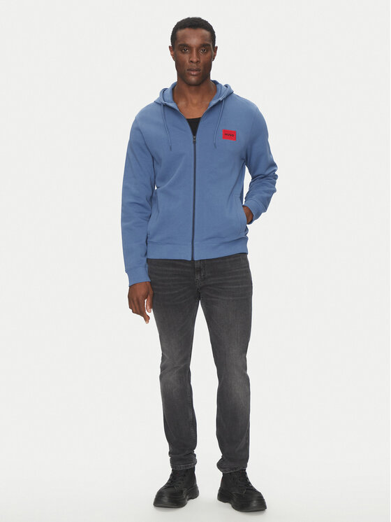 HUGO HUGO Pulóver Daple212 50447972 Kék Regular Fit