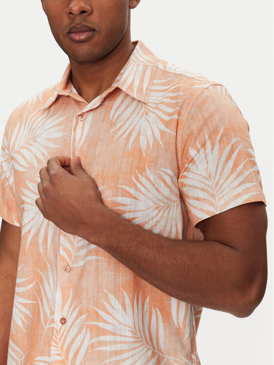Guess Guess Marškiniai M5GH68 WH3A0 Oranžinė Regular Fit