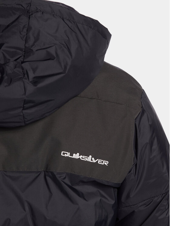 Quiksilver Quiksilver Kurtka puchowa Wolfs Shoulder Jckt EQYJK03990 Czarny Regular Fit