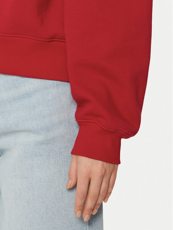 Gap Gap Mikina 523563-17 Červená Relaxed Fit