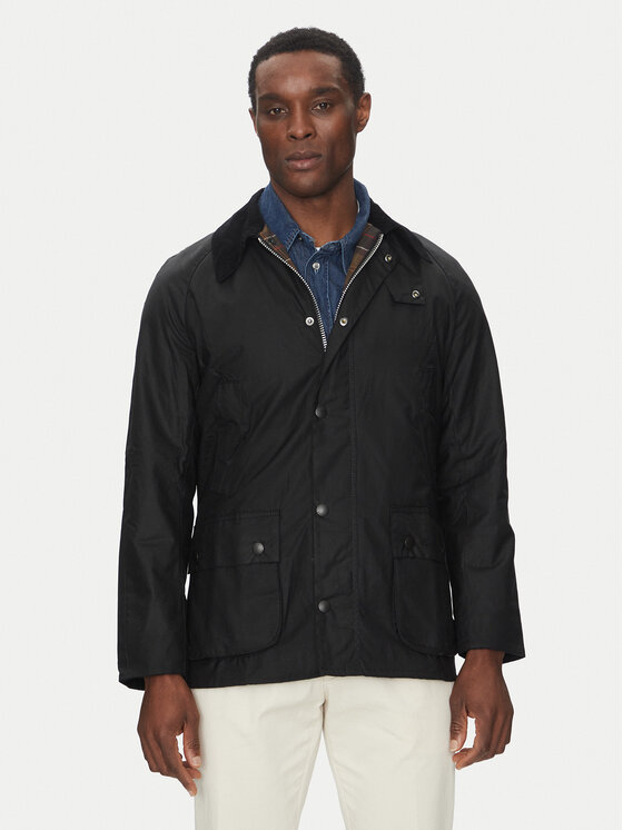 Barbour Prechodná bunda Ashby MWX0339BK72 Čierna Tailored Fit