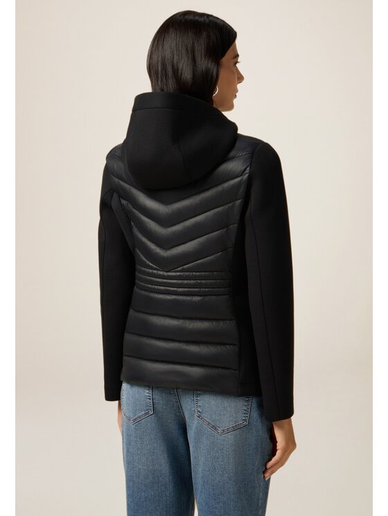 Oltre Oltre Giubbotto piumino F608R001424N033 Nero Slim Fit