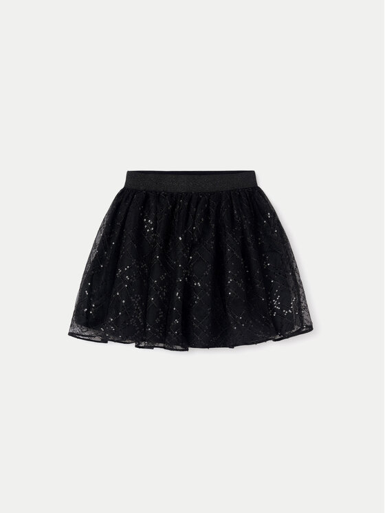 Mayoral fustă din tulle 7971 Negru Regular Fit