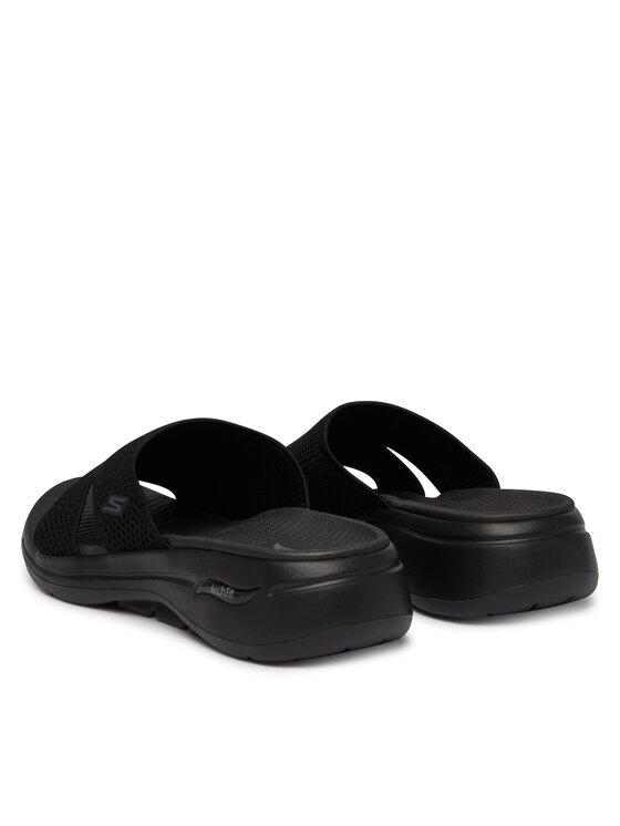 Skechers Skechers Şlapi Go Walk Arch Fit 140274/BBK Negru
