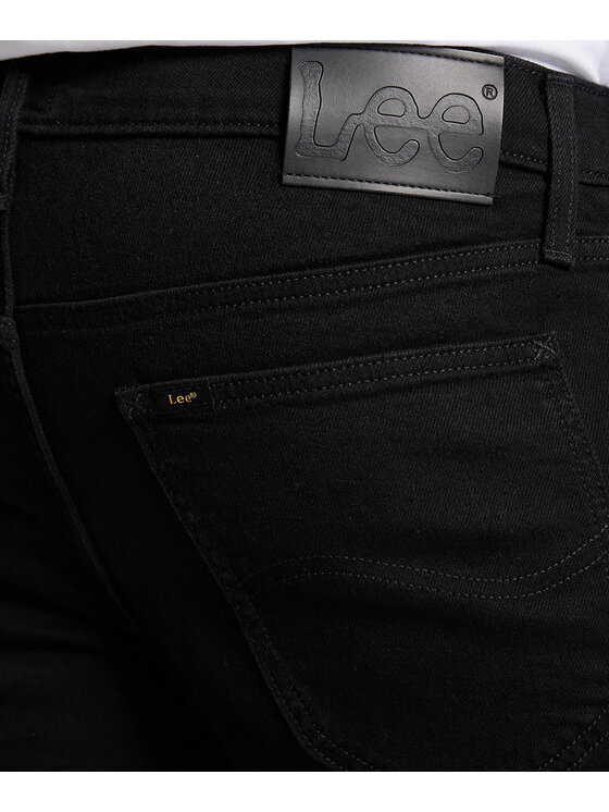 Lee Lee Jeansy 112118309 Czarny Regular Fit