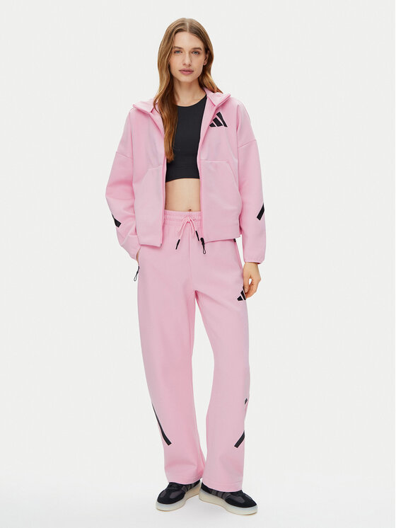 adidas adidas Donji dio trenerke Z.N.E. Barrel JC5410 Ružičasta Loose Fit