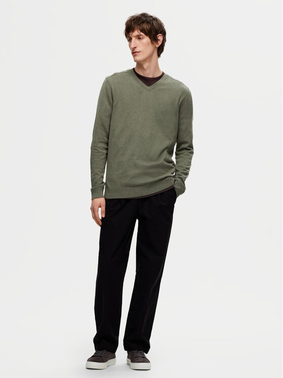 Selected Homme Selected Homme Pulover 16090147 Verde Regular Fit