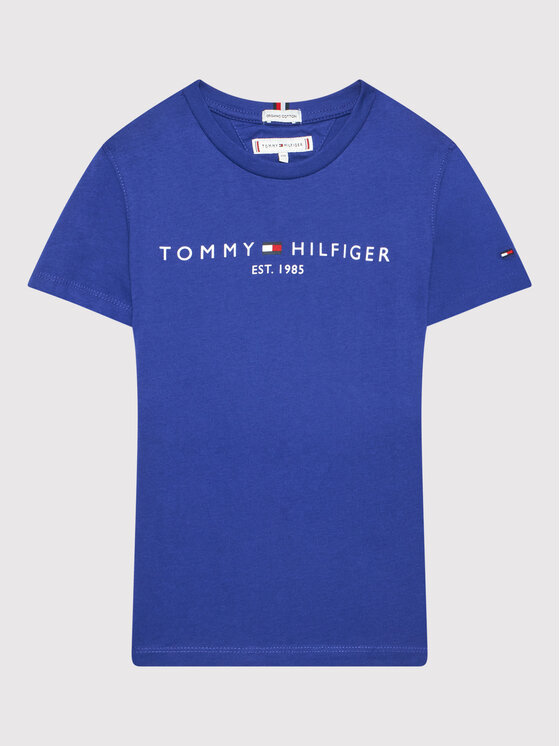 Tommy Hilfiger Tricou Essential KB0KB06879 Albastru Regular Fit