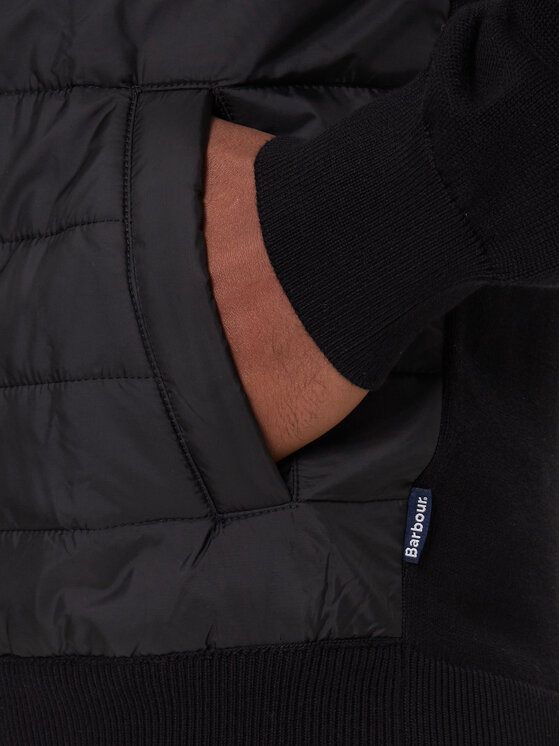 Barbour Barbour Prehodna jakna Carn Baffle MKN1104BK31 Črna Regular Fit