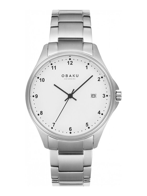 Obaku Obaku Zegarek V272LDTWST Srebrny